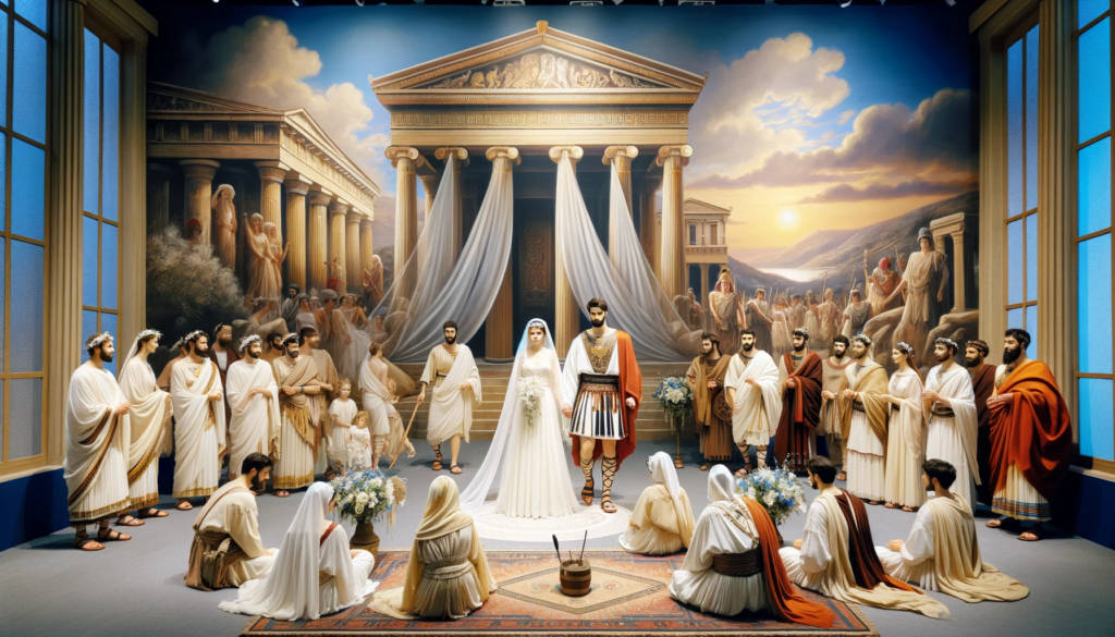 Ókori spártai esküvő művészi ábrázolása – házasság és szexualitás Spártában